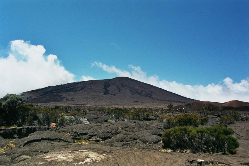 La Runion , sommet du volcan