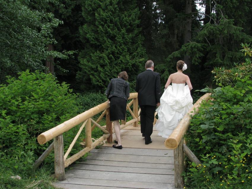 Photos de mariage  sur le petit pont