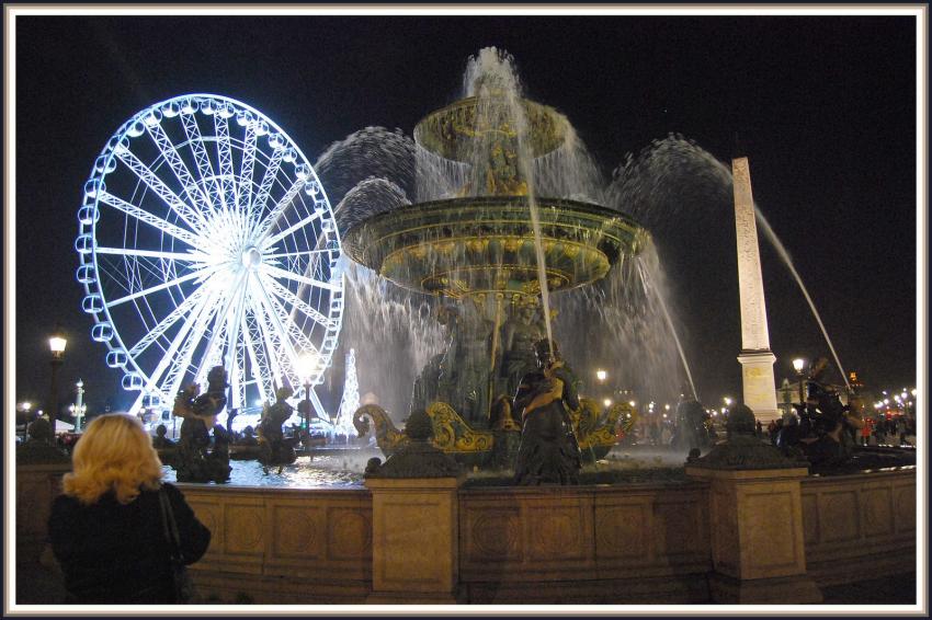 Paris - Place de la Concorde la nuit
