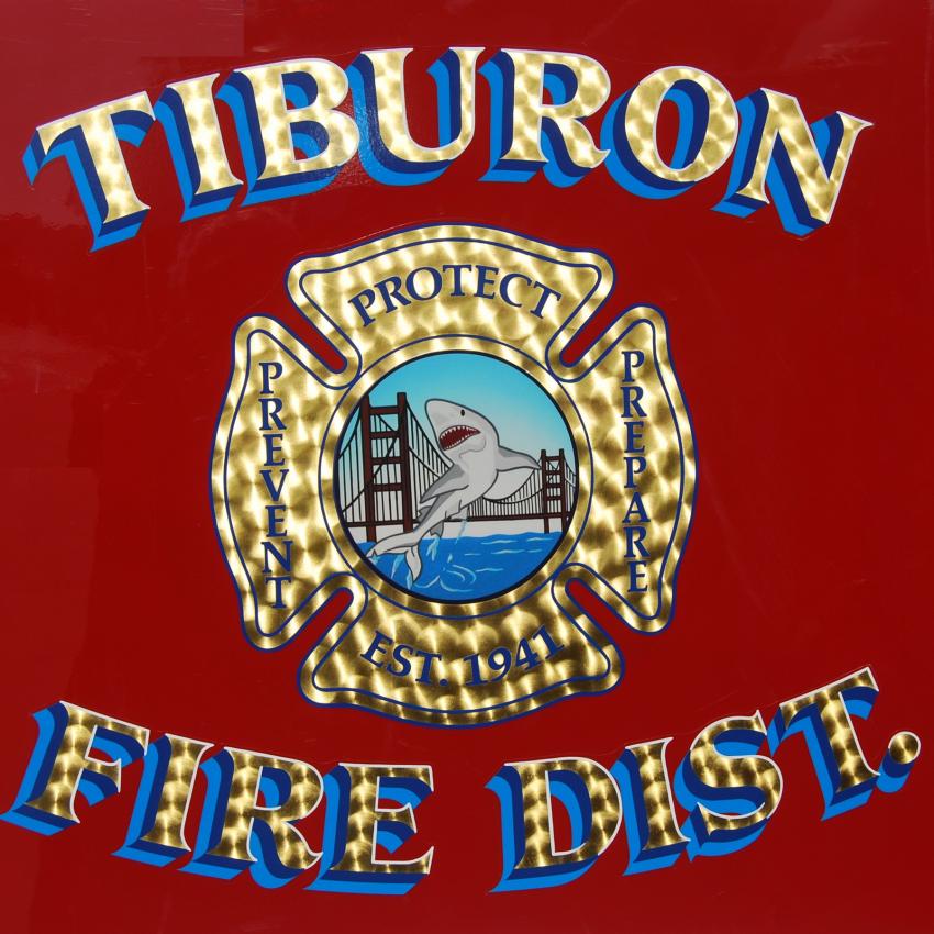 Ecusson des pompiers de Tiburon (Californie)