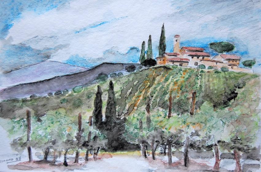 paysage de toscane