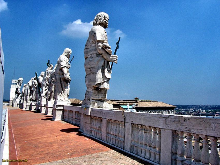 Le haut de la Basilic Saint Paul