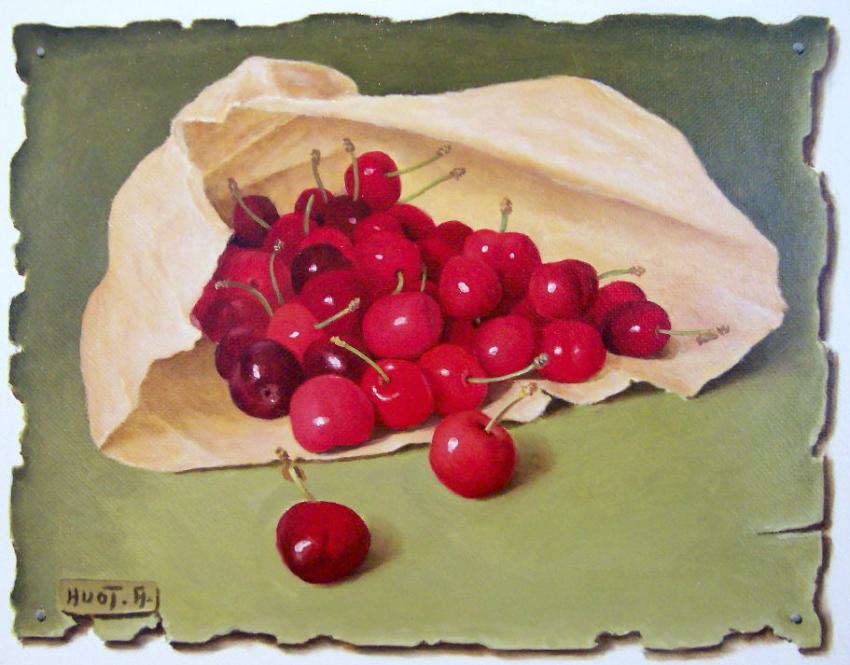 sachet de cerises