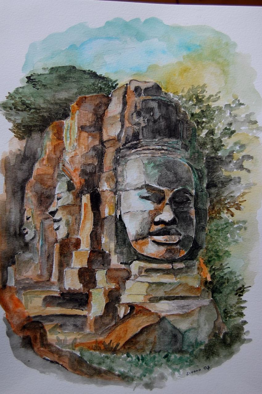 visage de bayon