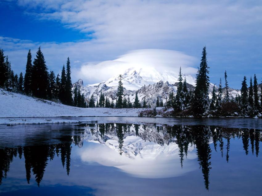 lac reflet eau