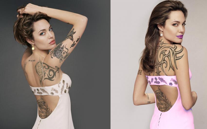 angelina jolie tatoo