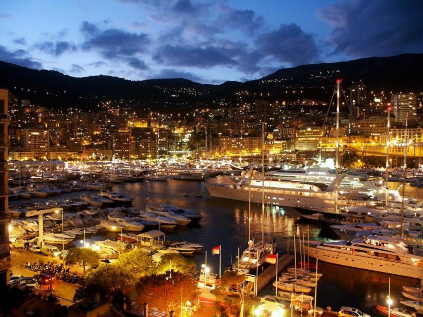 Monaco by night