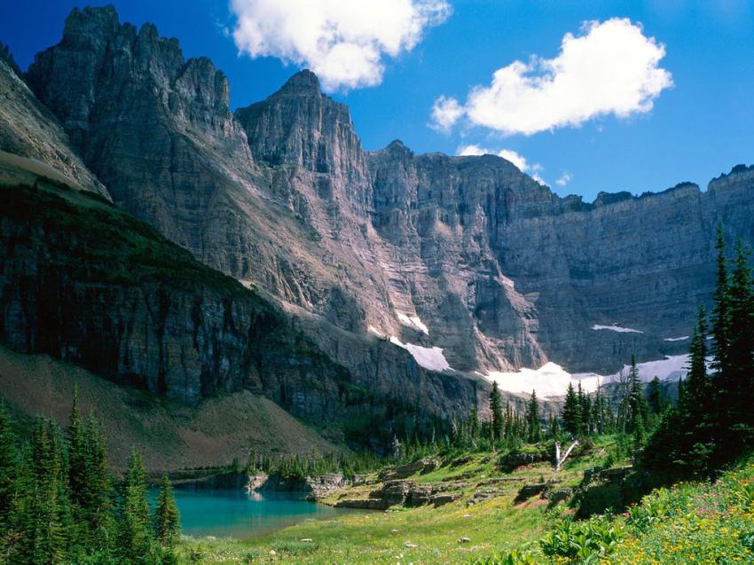 montagne - lac