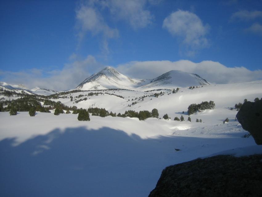 Les Pyrnes prs de l'Andorre