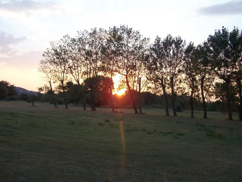 coucher de soleil en vacances