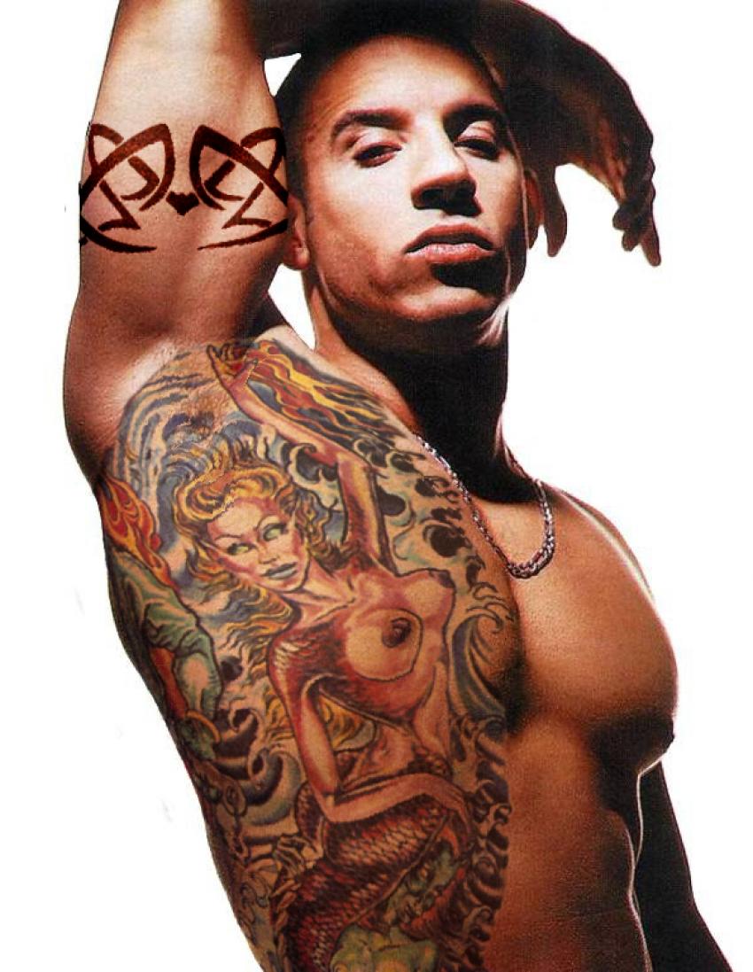 Vin Diesel tatoo