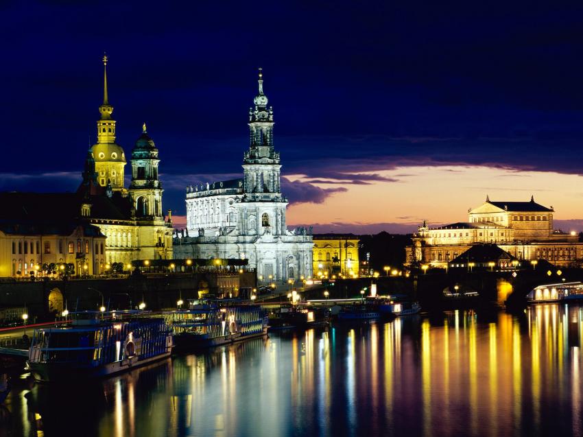 Elbe - Dresden, allemagne