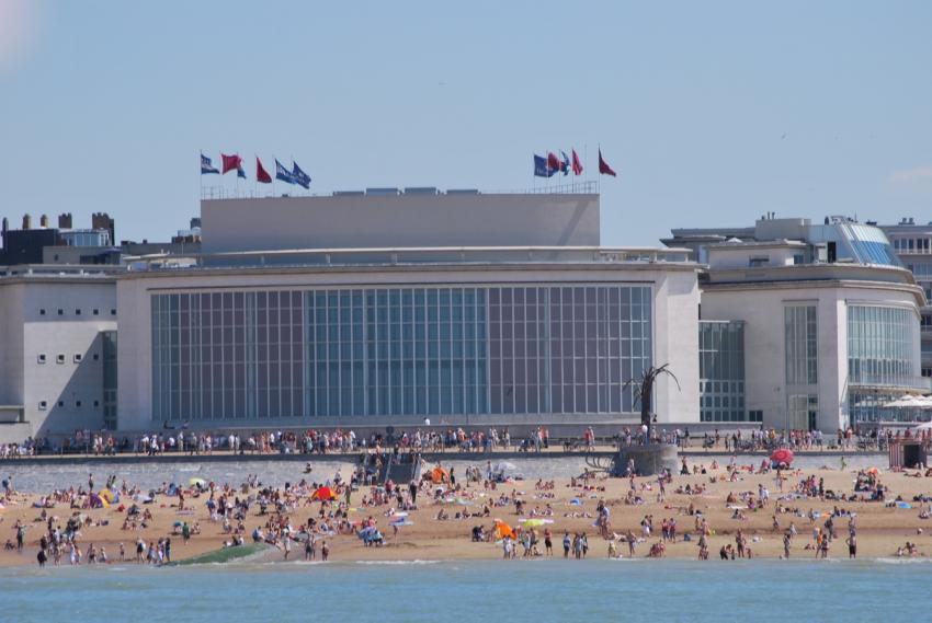 Plage vue du bteau