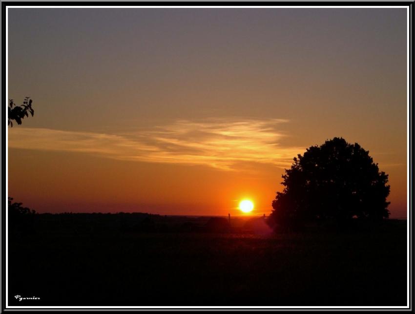 Coucher de soleil