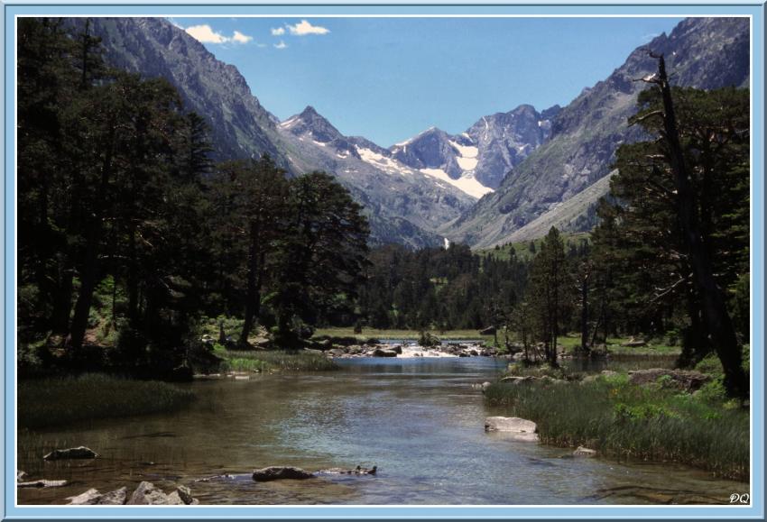 Petit lac de Huats.