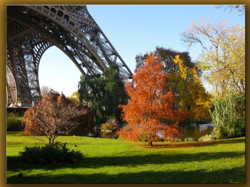 Balade autour de la tour Eiffel