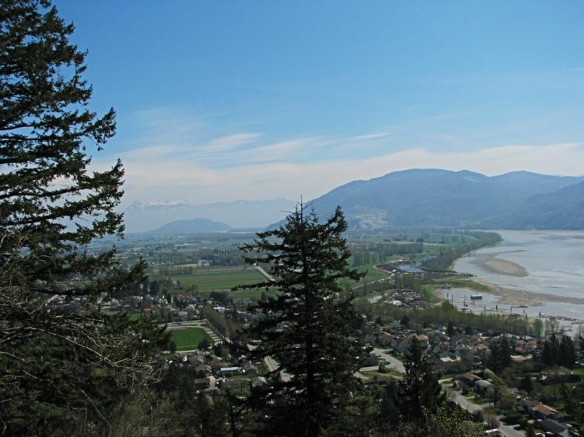 Mission,  dans la valle du Fraser river