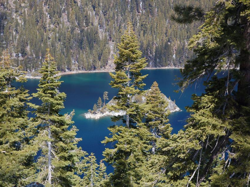 ilot sur lac tahoe