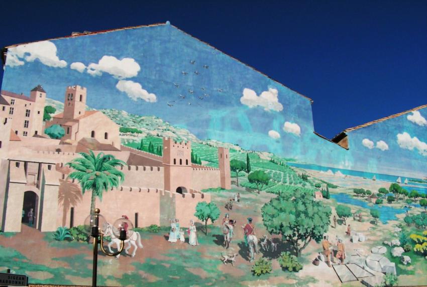 Fresque  Lapalme (Aude)