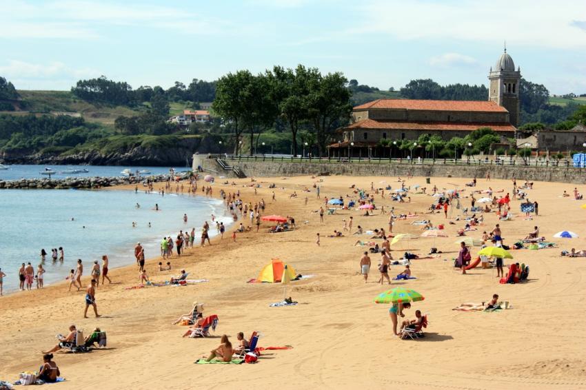 Plage de Luanco, Asturias.