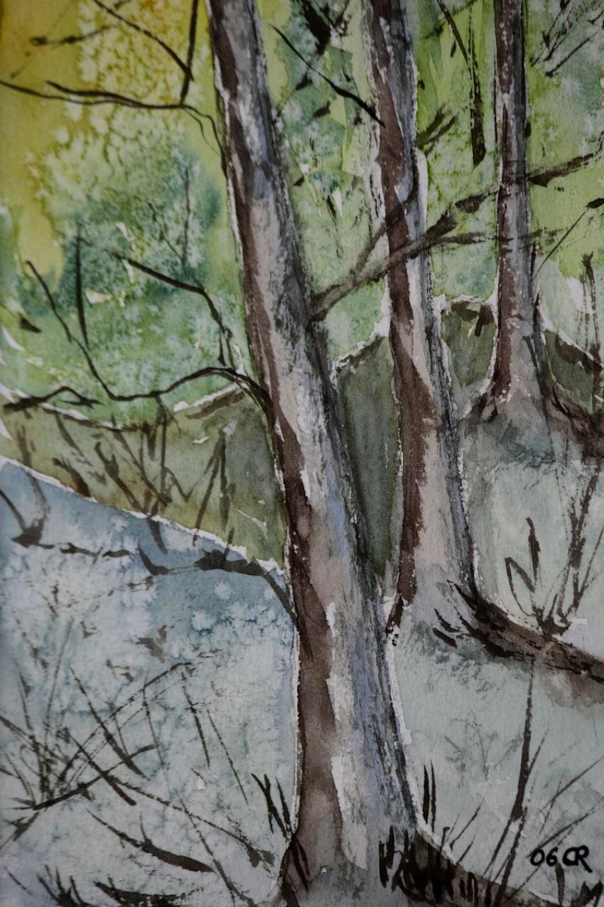 Pour Marie (quand je faisais un peu d'aquarelle) (