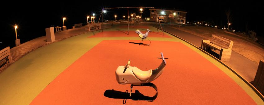Parc de nuit.