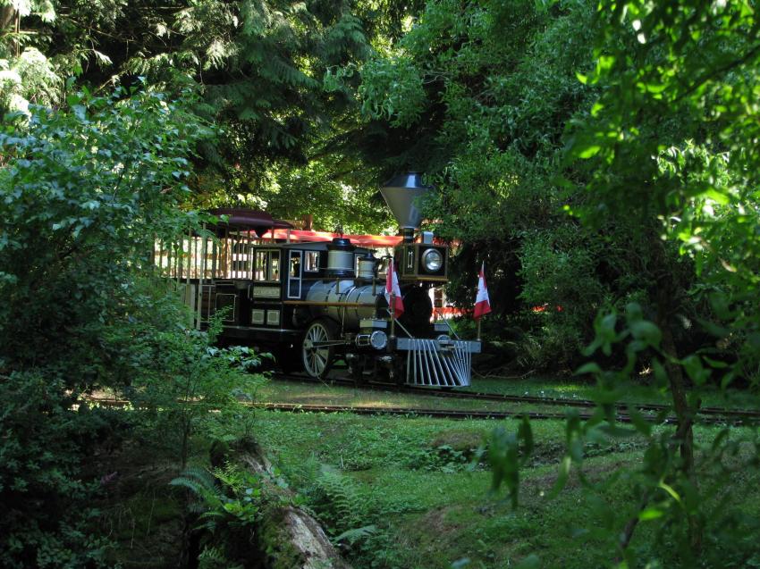 Locomotive du petit train Stanley Park Vancouver