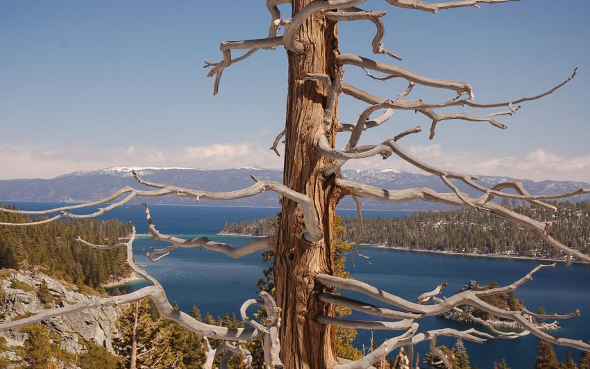 Vue sur lac Tahoe