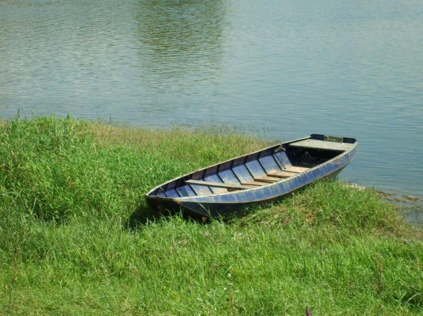 barque au bord de la Loire