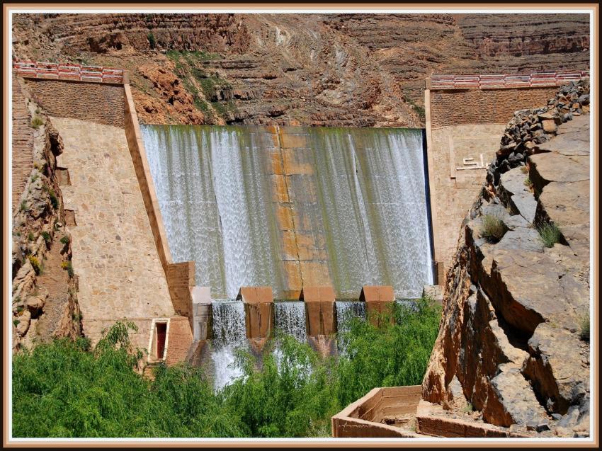 Maroc - Barrage  Oussikis