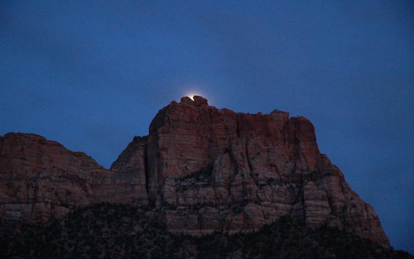 lever de lune