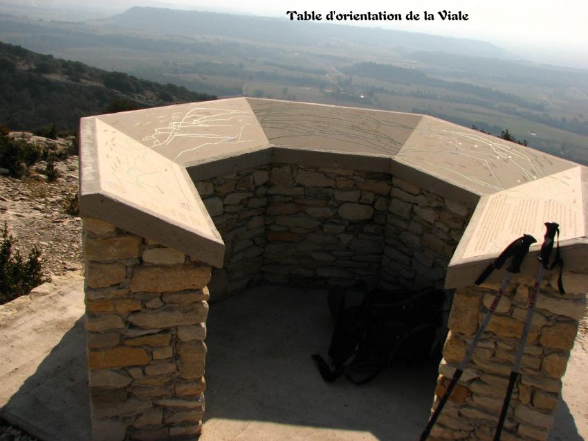Table d'orientation de la Viale
