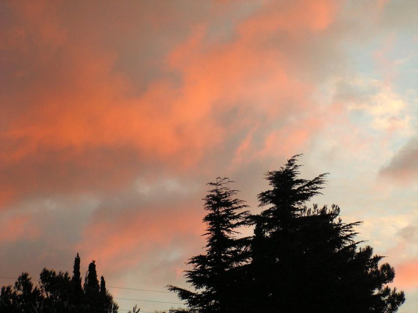Coucher de soleil sur la Clape