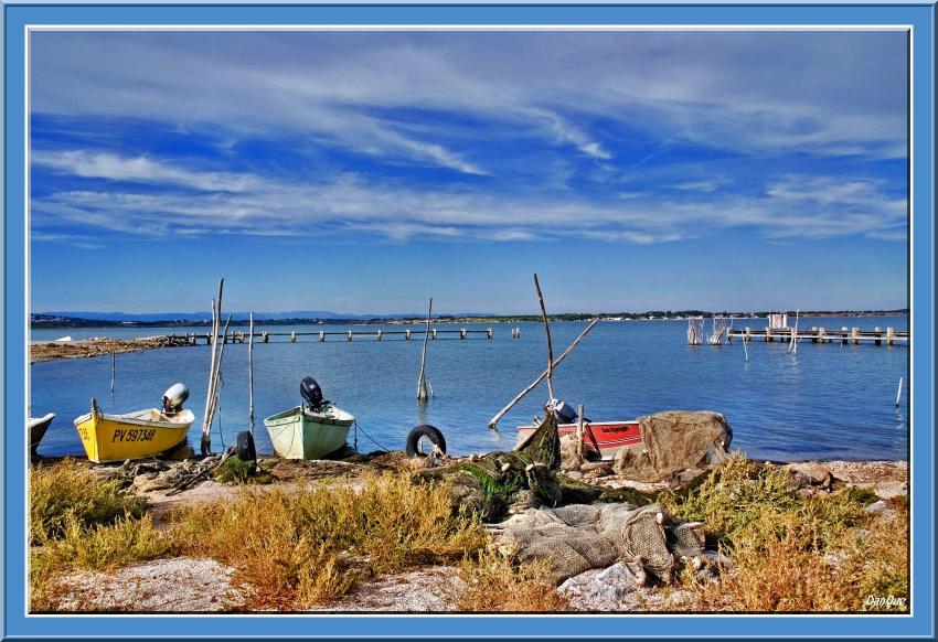 Petit port de pche de Bages