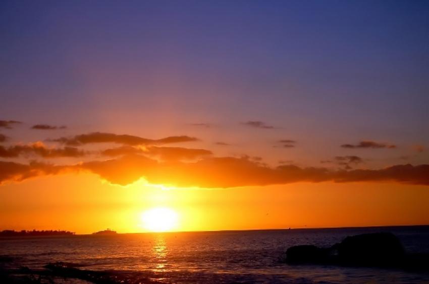 coucher de soleil