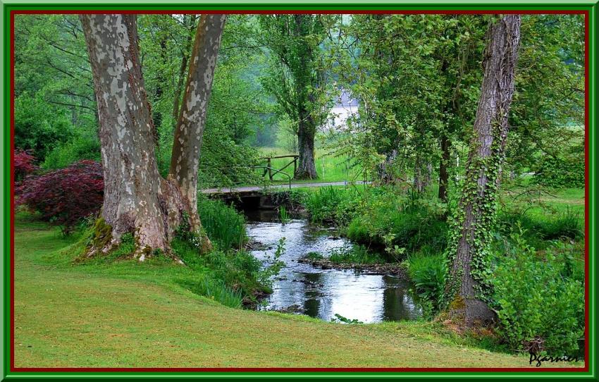 Jardin de printemps.