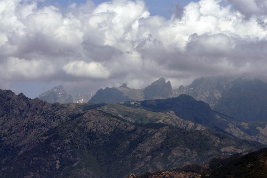 Corse, montagne vers Porto.