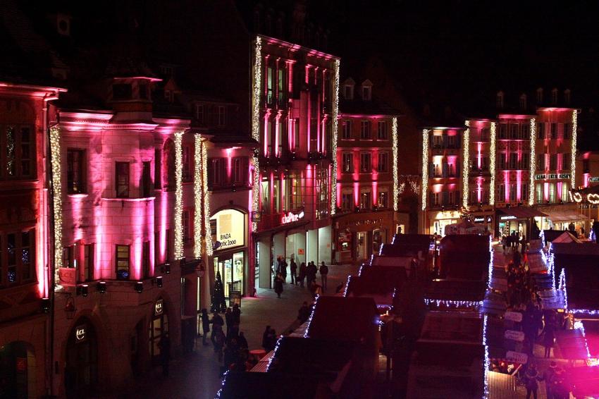 Le march de Nol de Mulhouse (Place de la runion