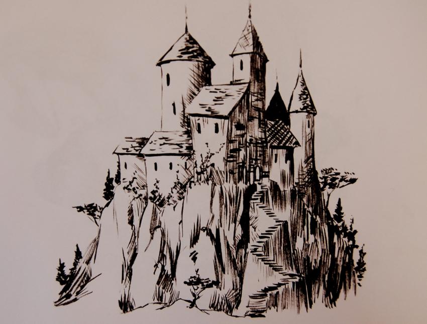 CROQUIS DE CHATEAU