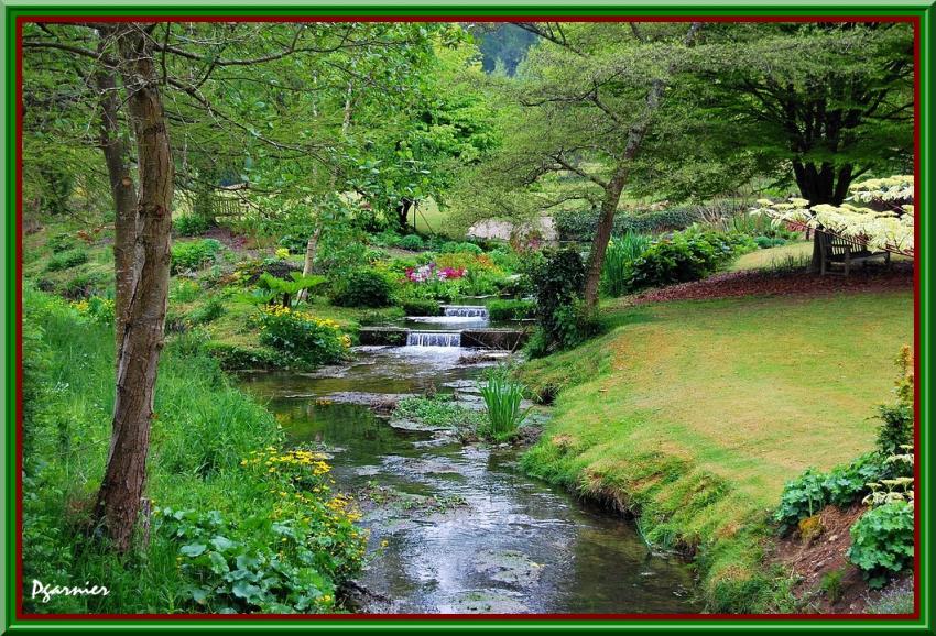 Jardin de printemps.