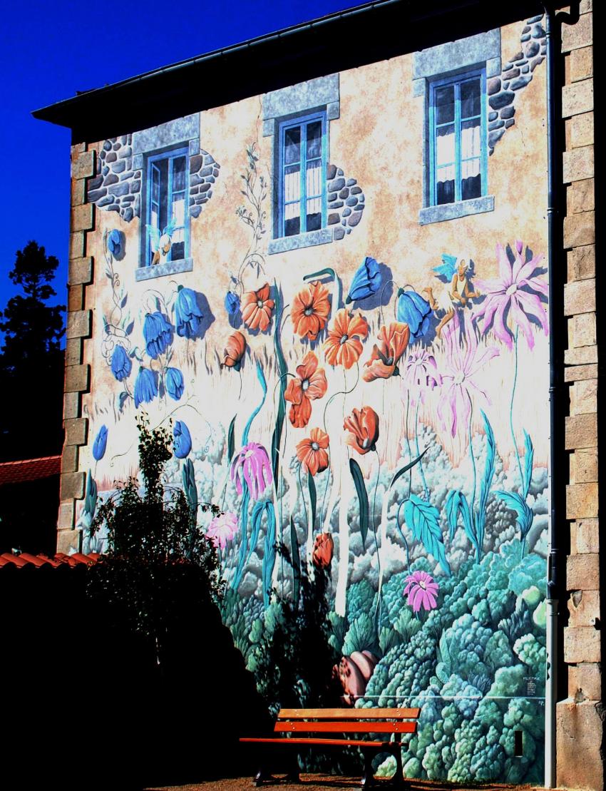 Fresque a Moingt .Loire 42