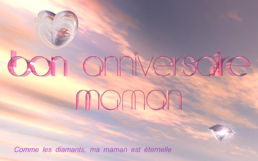 Bonne anniversaire maman