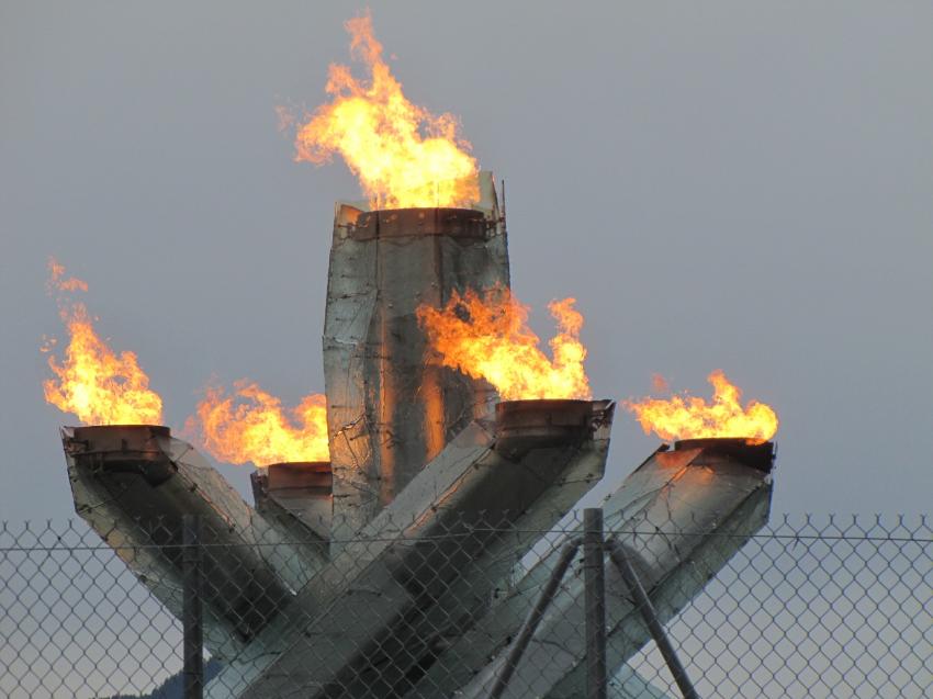 La flamme olympique de Vanvcouver 2010