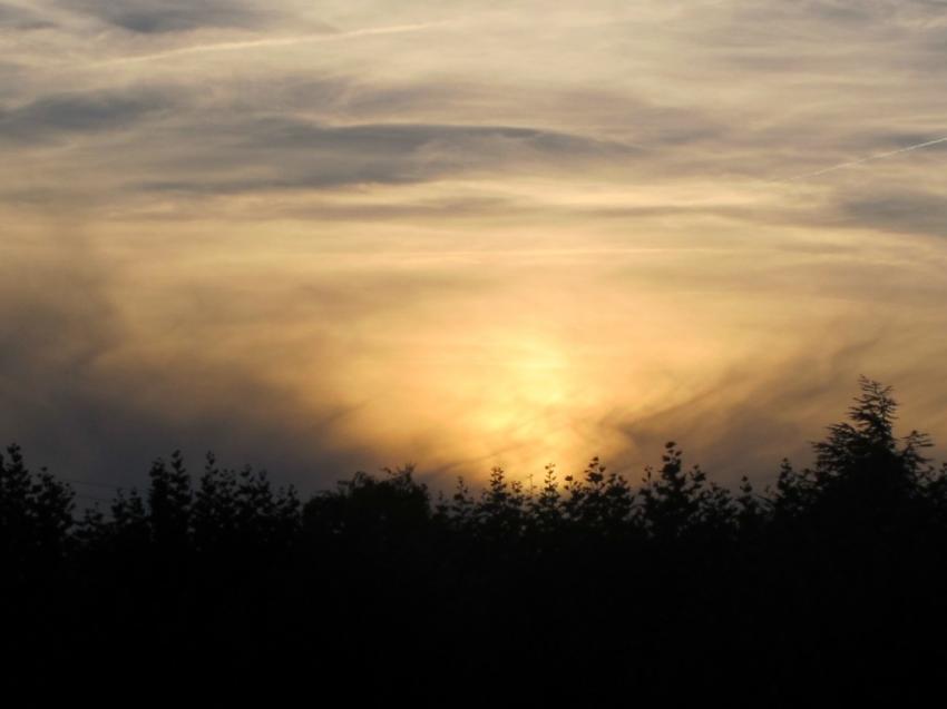 Un coucher de soleil mytrieux