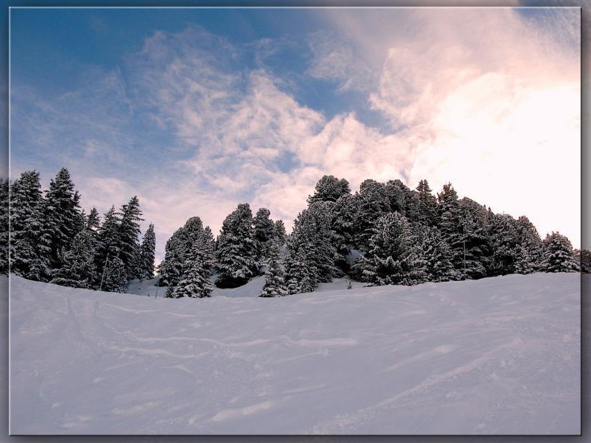 Courchevel sous la neige