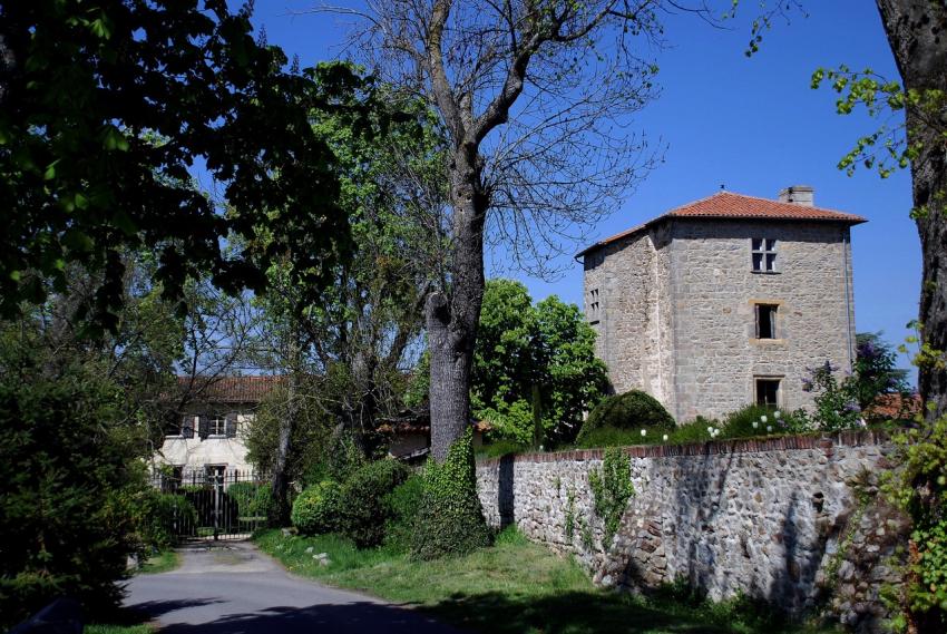 Entre du chateau de Vernay a st Galmier ,Loire 42