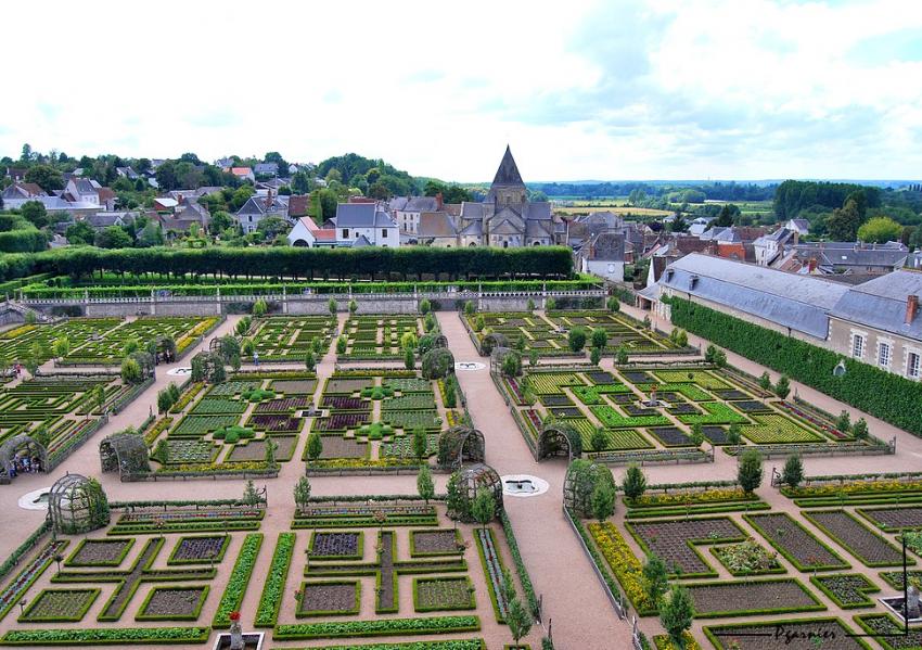 Le chteau de Villandry.