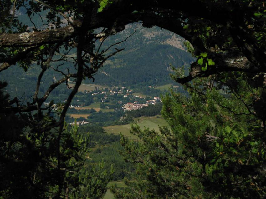 Le village de la Motte Chalancon 