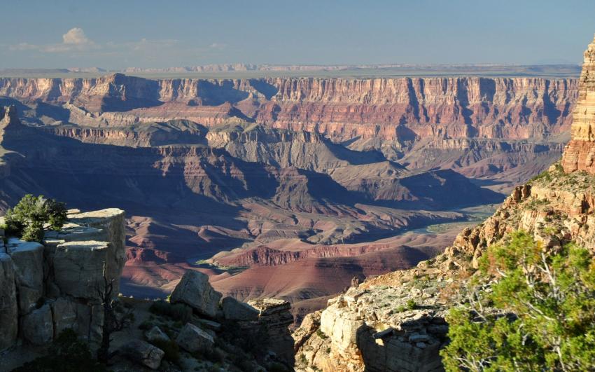 Fin d'aprs midi sur le Grand Canyon