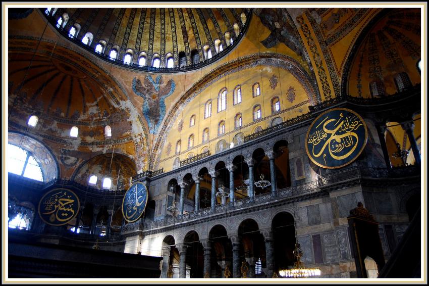 Istanbul - Intrieur de la Mosque Sainte-Sophie